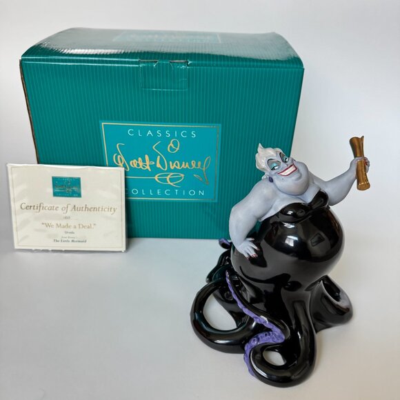 WDCC Ursula Walt Disney Classic Collection Little Mermaid We Made a Deal Box COA